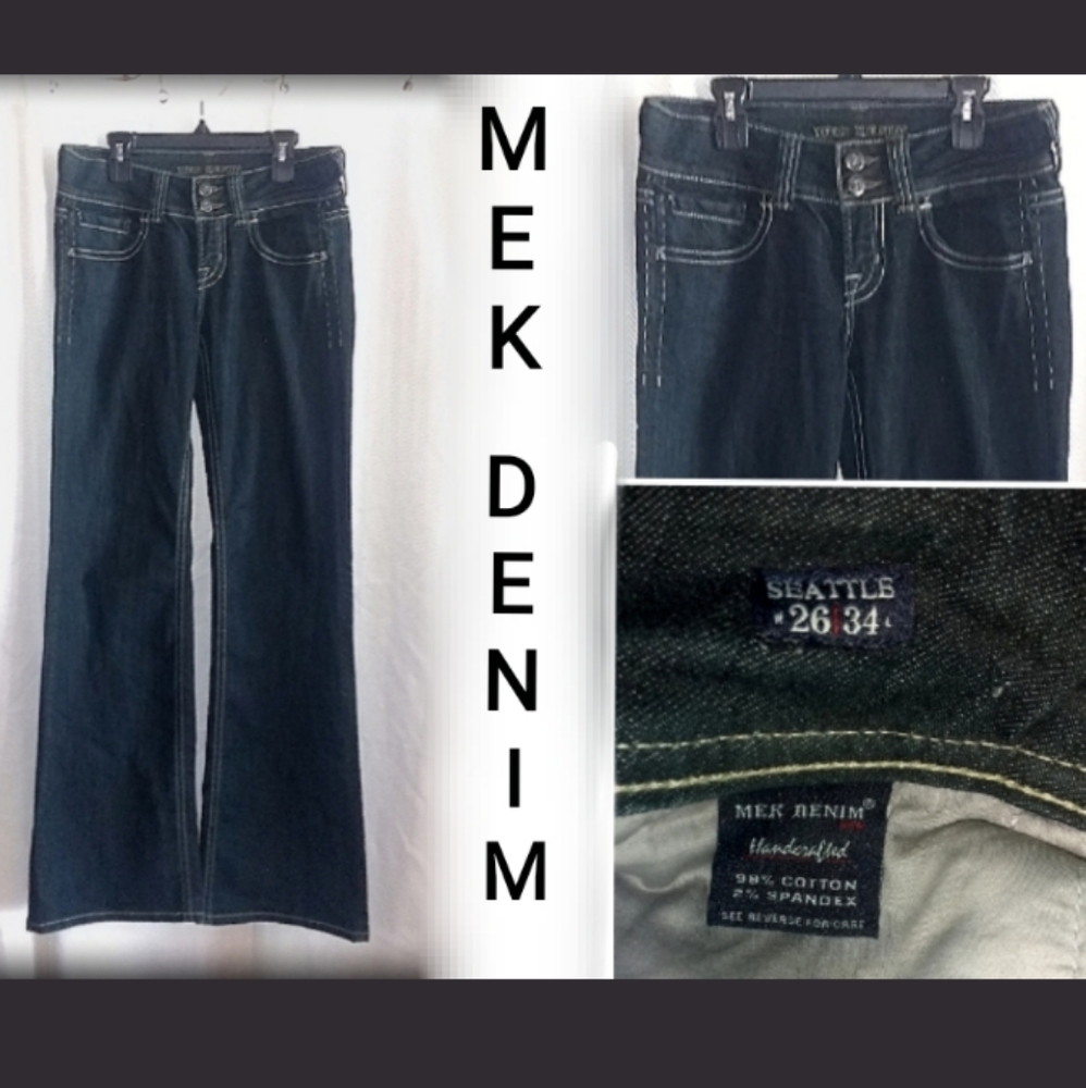 *5 for $30* MEK DENIM SEATTLE WIDE LEG JEANS